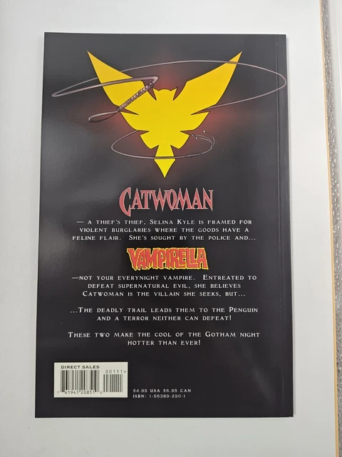 DC Harris Comics CATWOMAN / VAMPIRELLA #1 THE FURIES  JIM BALENT NM 3