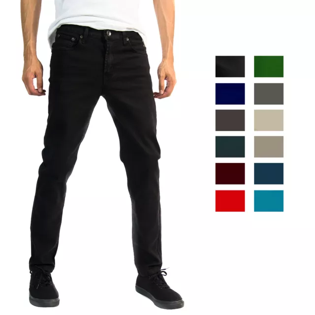 ALTA MEN DESIGNER Fashion Slim Skinny Fit Stretch Denim Jeans Pants $19 ...