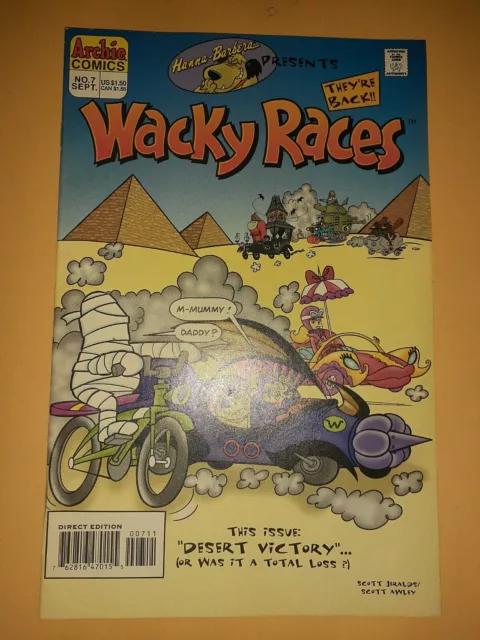 Hanna-Barbera Presents #7 Wacky Races "Desert Victory" Newsstand 1996
