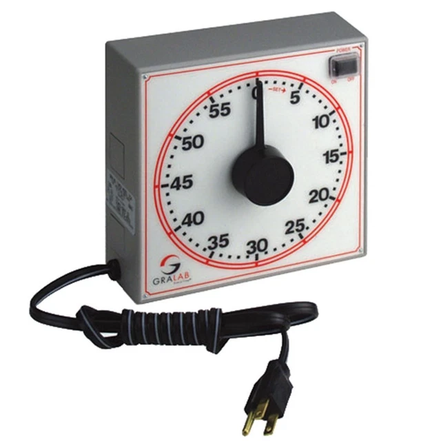 Dimco-Gray 254-160R Electric 60-Minute Gray Food Service Timer