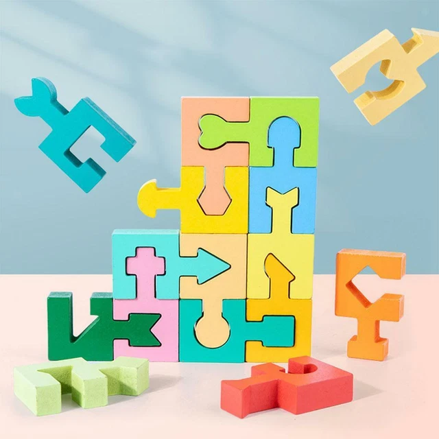 Jigsaw Puzzles Shape Assembling Game Imagination Gifts  for 7