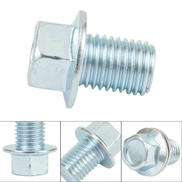 Nuovo Bullone Tappo Scarico Olio Bianco Zincato 1pcs 90030-415-000 CT70 CT90