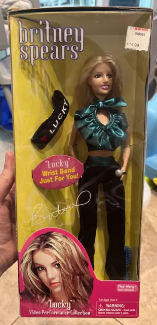 BRITNEY SPEARS LUCKY Video Performance Doll Wristband Play Along 2001 ...
