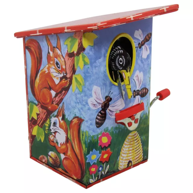 Vogel Spardose - Biene - Bee Bank - Blechspielzeug - Blechspardose