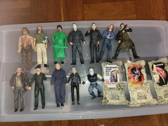 Horror Movie Action Figure Lot Michael Myers Jason Leatherface Neca Slasher