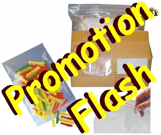 Pochon Plastique Sachets Plastiques Refermables 40x60mm 600 Pièces - Foto 5