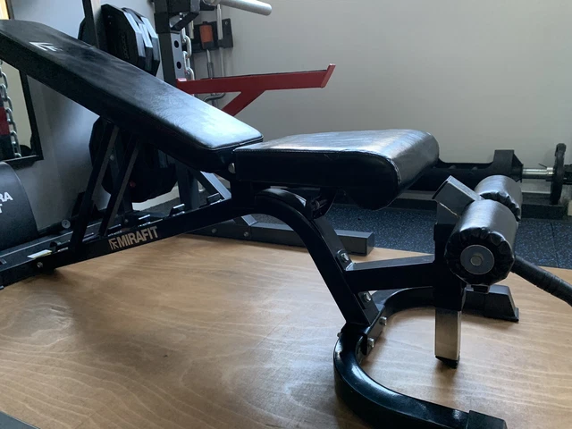 MIRAFIT EASY MOVE Fully Adjustable Weight Bench Black 41.00