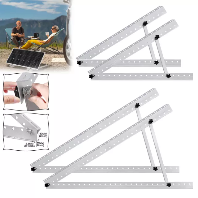 0% MwSt Solarpanel Halterung 28-41" Solarmodul Montage Befestigung Aufständerung