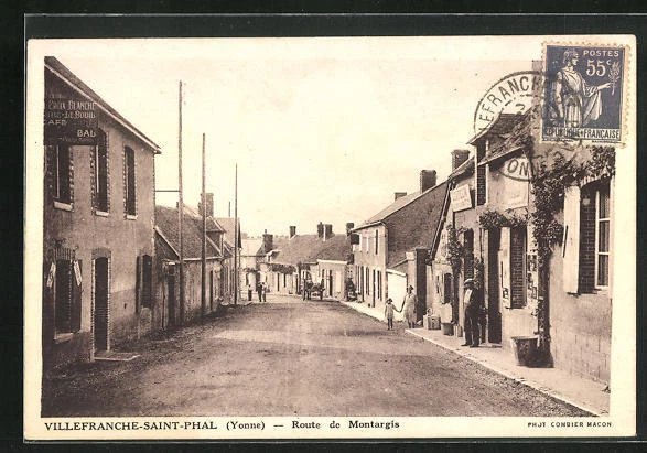 CPA Villefranche-Saint-Phal, Route de Montargis