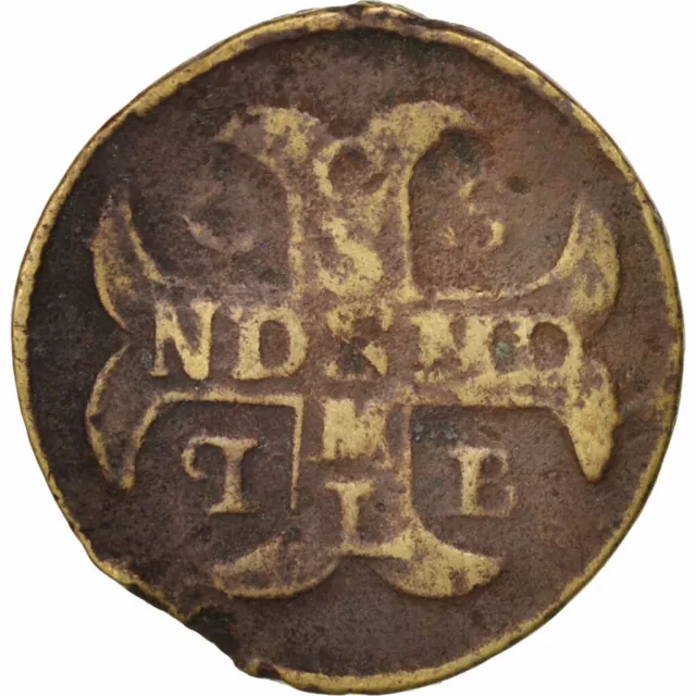 [#404328] France, Medal, token count, Méreau, Poitiers, Abbaye des Bénédictins, 2