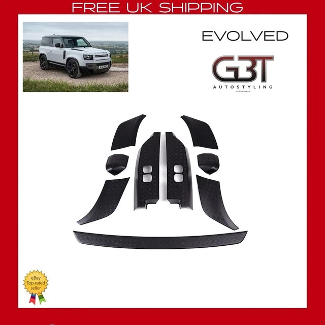 Copertura Protettiva Per Paraurti Posteriore LR Defender 110 (2020-2022) - Nero, Antigraffio, In TPE - Foto 12