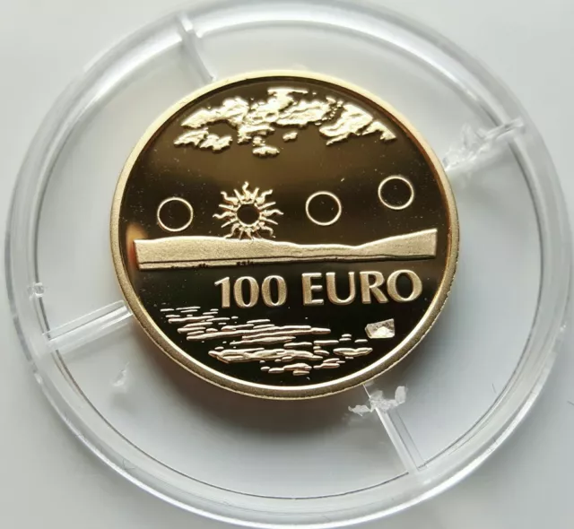 FINNLAND: 100 Euro 2002, Lappland - Wasserfall, (BeBa02-02/13), PP, gekapselt.