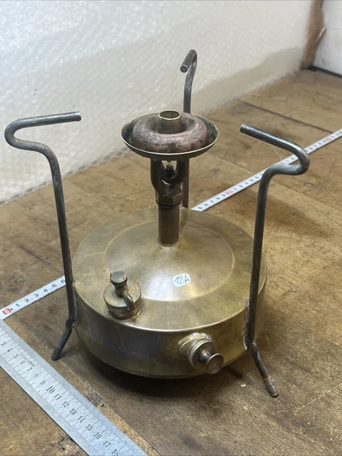 Ancien réchaud alcool vintage ALG - Antiquités