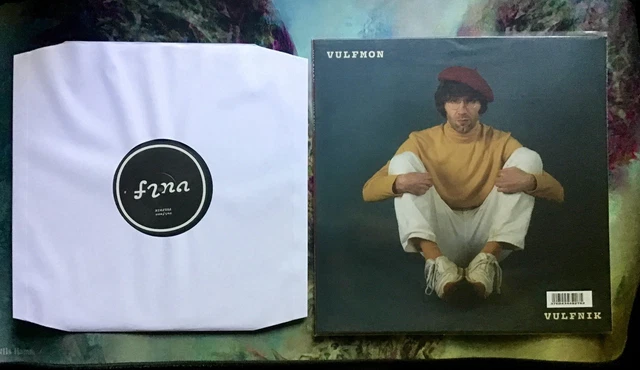 VULFMON VULFNIK LP NUMBERED OFF-WHITE BROWN SPLATTER VINYL /1698