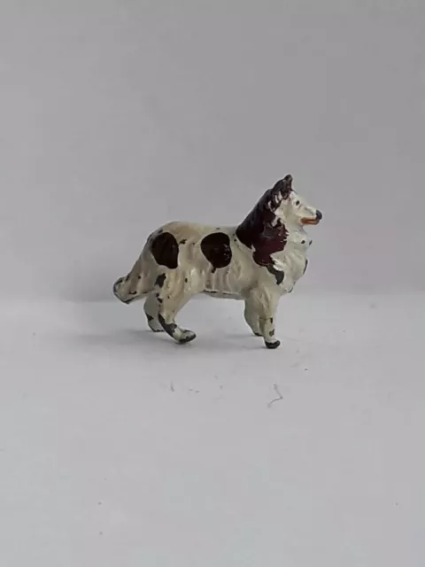 old  vintage lead toy  - Collie Dog