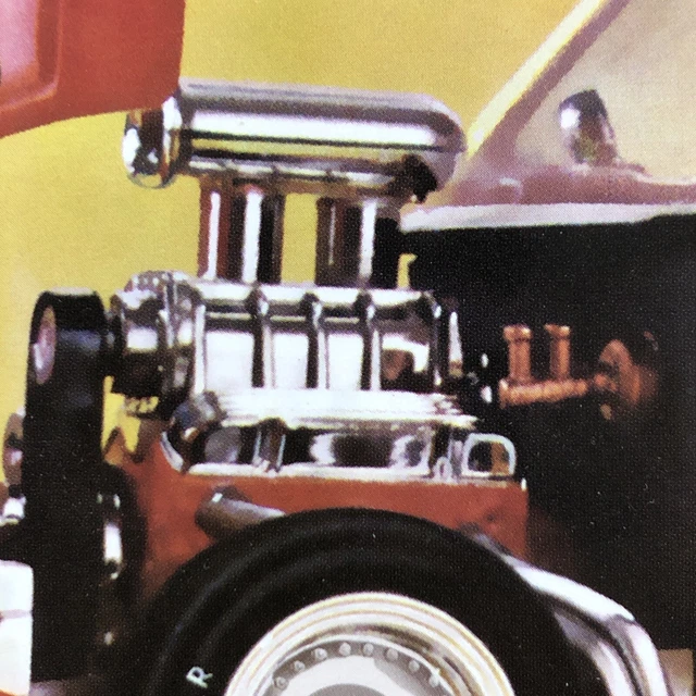FOB HEMI NITRO Engine W Blower Drag Race UNBUILT NO HEADERS 1:24