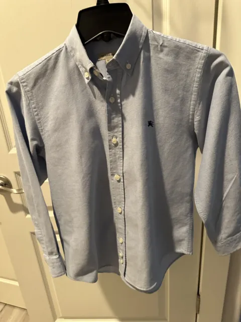 Burberry Boys Shirt Blue Size 10T