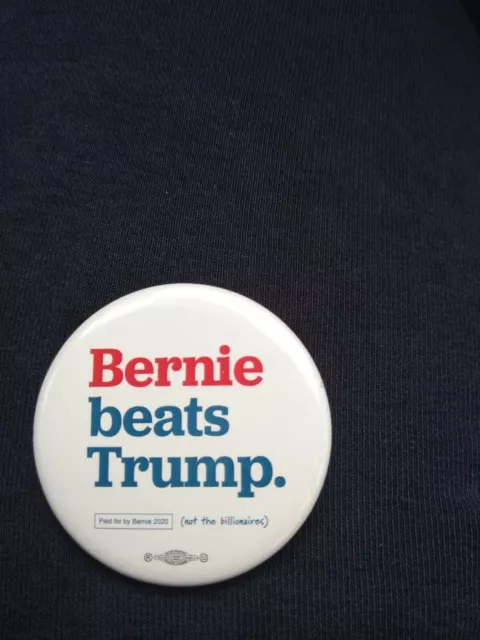 Bernie Sanders Presidential CandidateOfficial Campaign button Bernie beats Trump