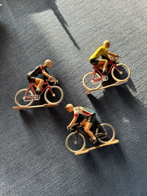 Tour de France Alu Henri Roger 1/32 - Coureurs Cyclistes : Lot de 3