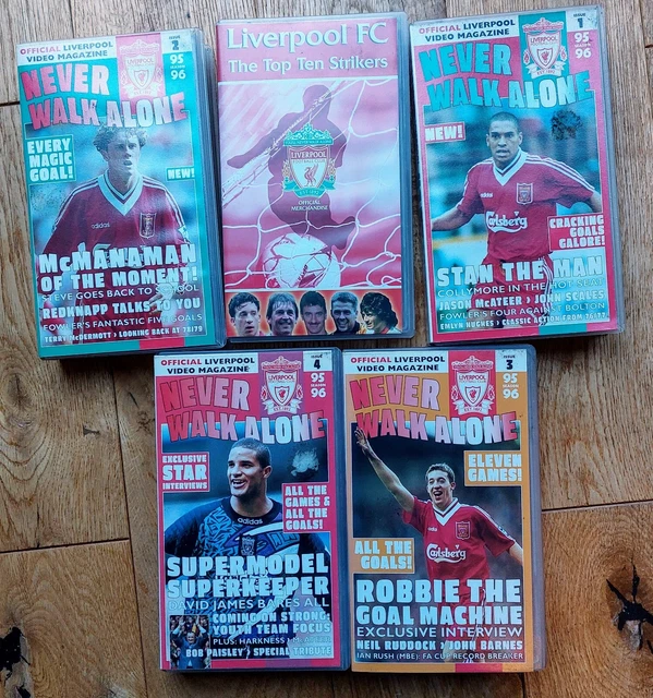 LIVERPOOL FC VHS Bundle x 5 tapes. £10.00 PicClick UK