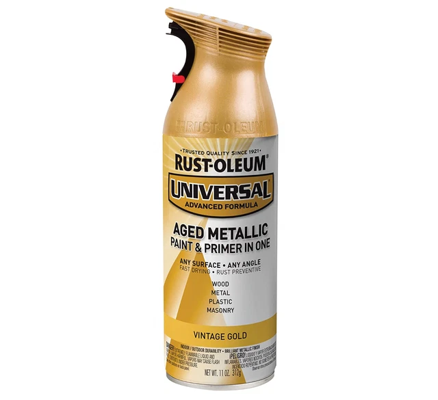 RUSTOLEUM UNIVERSAL ALL Purpose Spray Paint, Aged Metallic Vintage