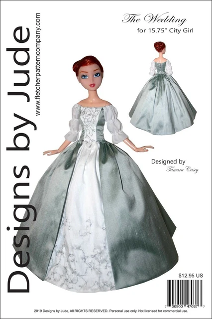 Motif De Couture Pour Robe De Poupée Ellowyne - Style Outlander écossais Claire - Neuf