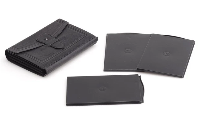 3x Contessa Nettel Film Holder 3x4 3/8in With Case Planfilmk. (1695488978)