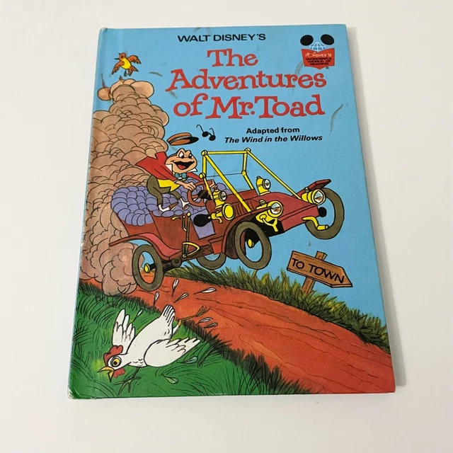 VINTAGE 1981 WALT Disneys The Adventures Of Mr Toad Random House $21.34 ...