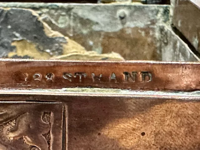 Antique Arts & Crafts Copper & Brass Box/Caddy 10cm X 8.5x 8.5 Stamped. 3