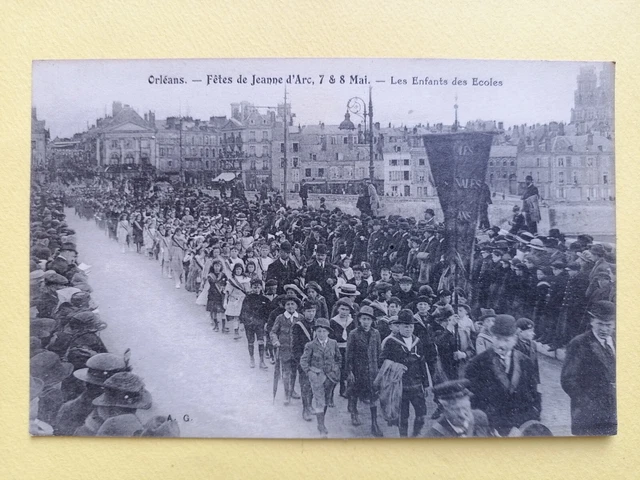 CPA Orléans Fêtes Jeanne D'Arc 1912 – Armure Cortège Historique