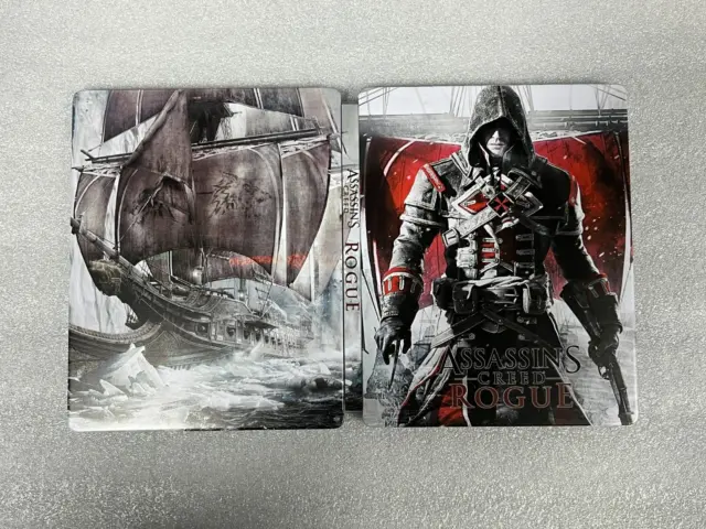 Assassins Creed Rogue Custom mand steelbook case (NO GAME DISC) for PS4/PS5Xbox