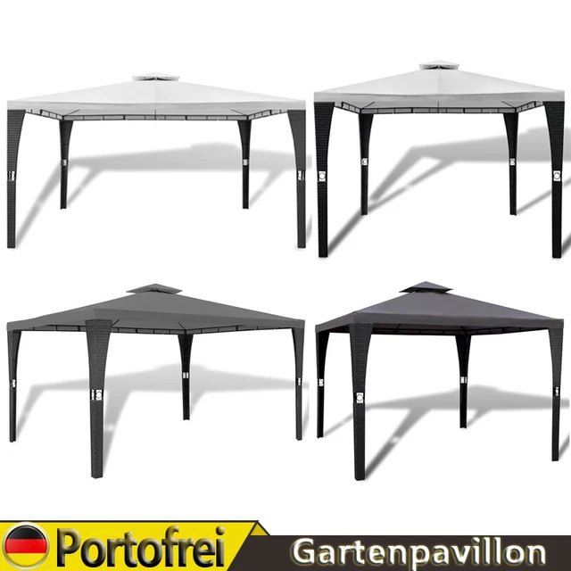Gartenpavillon Pavillon Partyzelt Garten Zelt Wasserabweisend Poly-Rattan 3/4m