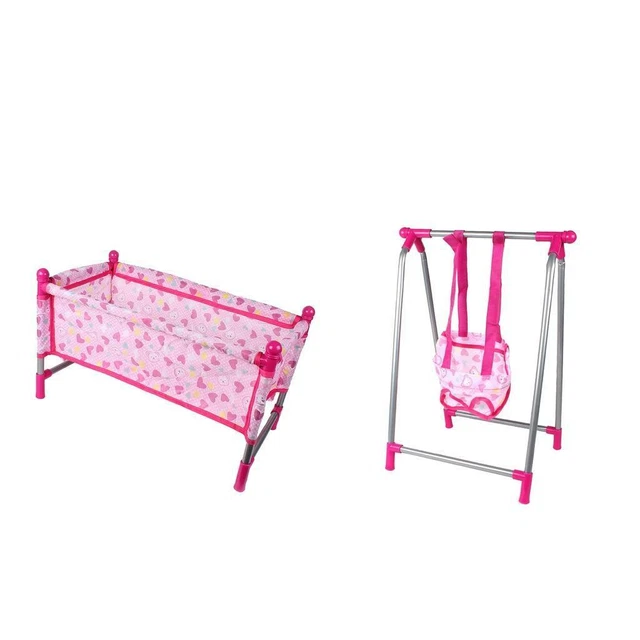 Baby Pretend Furniture Letto Culla Altalena Sedia a dondolo per fornitura di