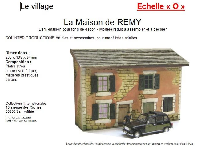 COLINTER PRODUCTIONS - maquette Echelle O - La maison de Julien EUR 43,50 - FR