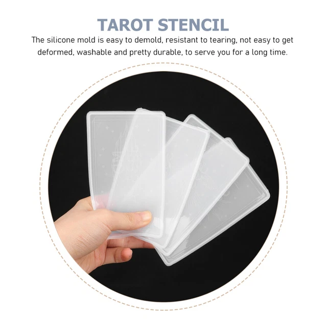 Moules En Silicone Pour Cartes De Tarot En Résine - 22 Formes Différentes, DIY Pendentifs, Décoration