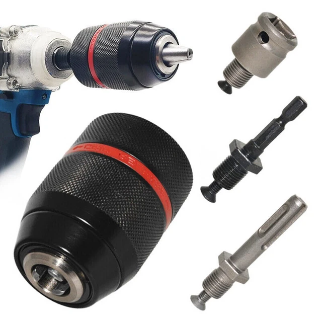 Keyless Drill Chuck 1/2-20UNF Chuck And SDS Plus Drill Chuck Hex Keyless