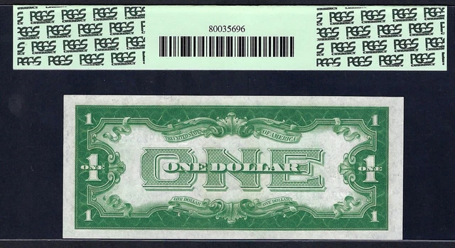 🇺🇸 "Key Note" 1928C $1  Fr-1603  ♚♚Silver Certificate♚♚   Pcgs Gem New 66 Ppq 2