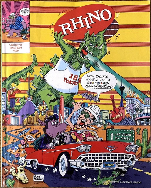RHINO RECORDS MUSIC Direct Catalog No.35 1998 29.99 PicClick