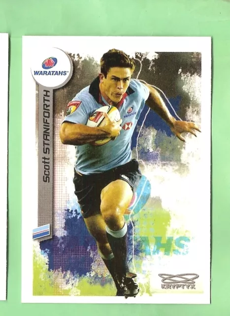 2003  Rugby Union Card #20  Scott Staniforth, Nsw Waratahs