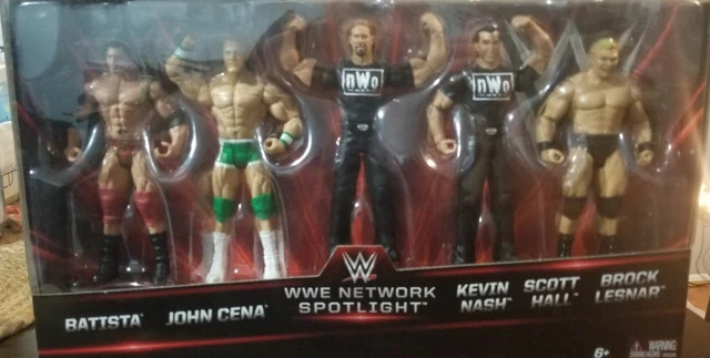 WWE NETWORK SPOTLIGHT Flashback 2002 5-pack. Batista Cena Nash
