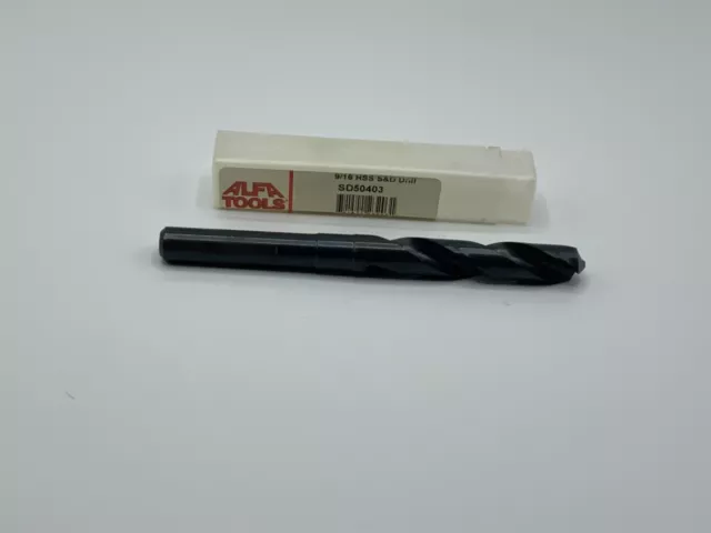 Alfa Tools SD50403 , 9/16" HSS S&D Reduced Shank Drill Bit