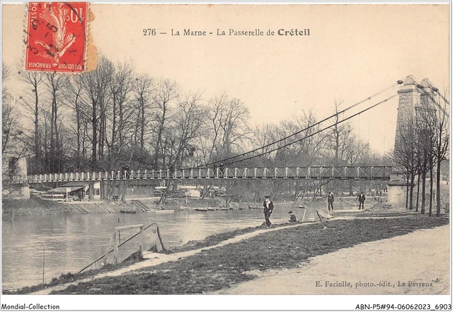 ABNP5-94-0380 - la marne - la passerelle de CRETEIL