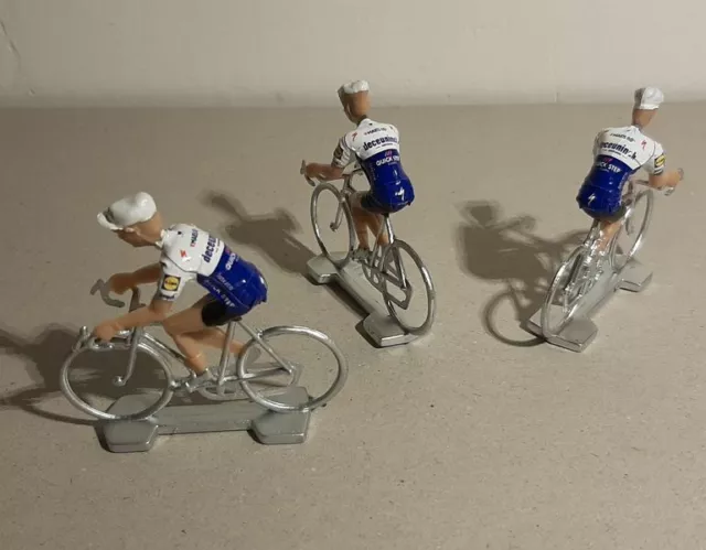 Lot de 3 cyclistes miniatures Equipes 2020 Tour de france  - Cycling figure