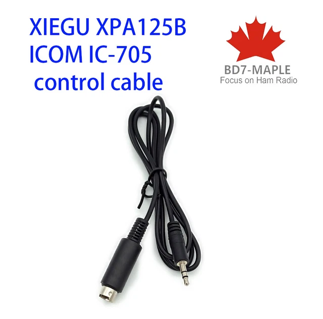IC705 TO Xiegu XPA125B amplifier keying cable PTT/switching