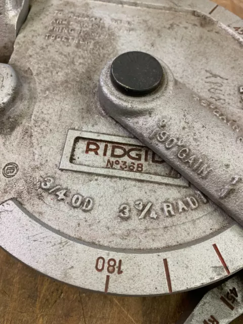 RIDGID 368 Geared Ratchet Tube Bender for  3/4 inch  OD tubing