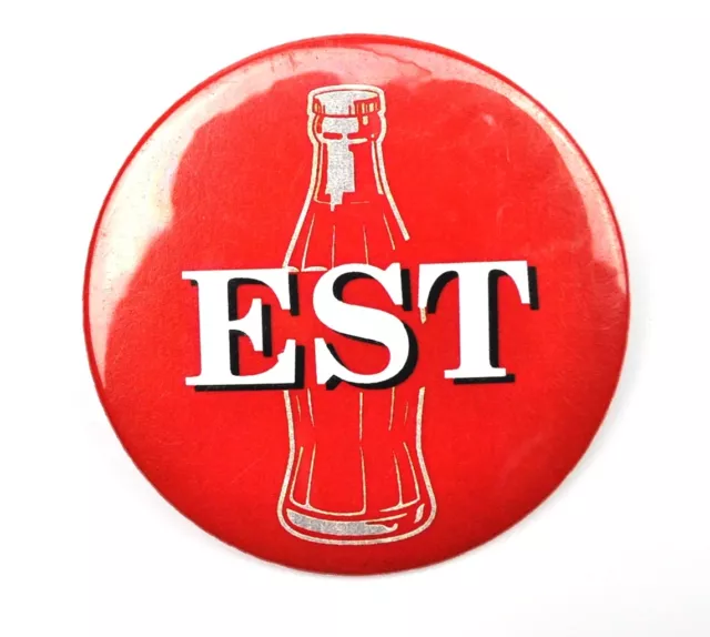 Coca Cola Coke Pin Button Badge Anstecknadel USA - EST Flasche