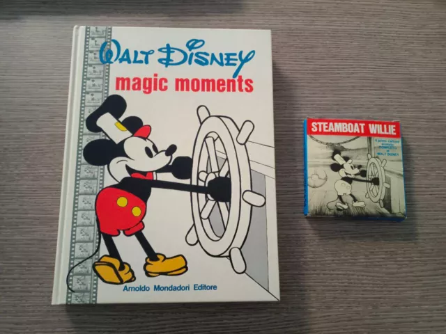 Walt Disney Magic Moments pellicola 8mm Steam Boat Willie Mondadori