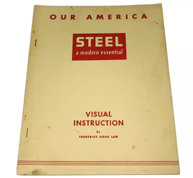1942 Coca Cola Coke Our America Education Series Instruction Booklet Book Steel