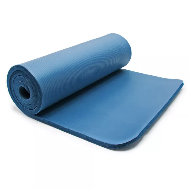 LUXTRI Yogamatte blau 190x100x1,5cm Turnmatte Gymnastikmatte Bodenmatte Sport