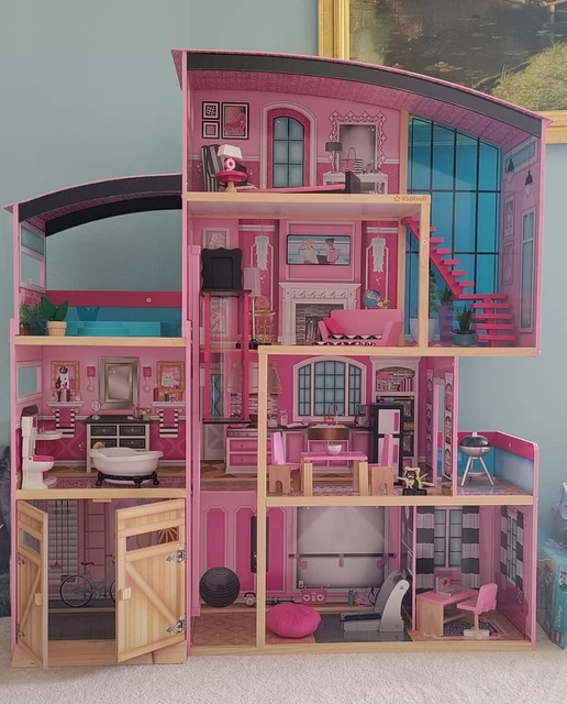 BOXED KIDKRAFT SHIMMER Dollhouse huge large mansion & accessories fits